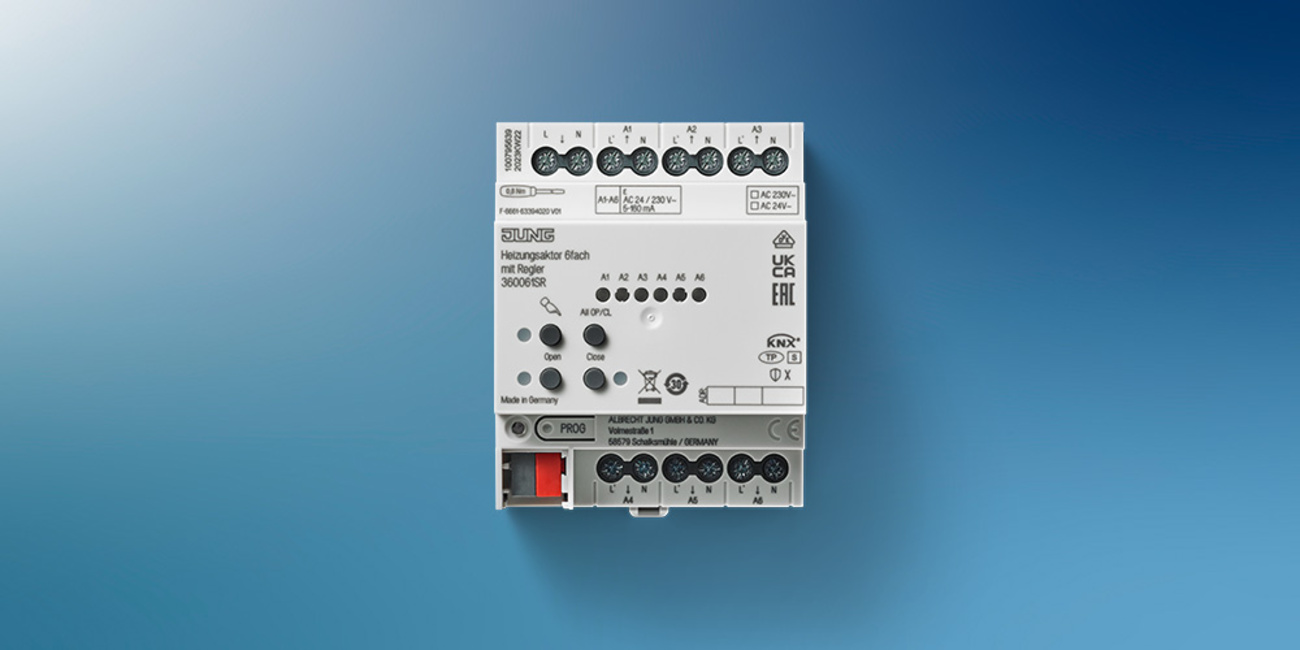 KNX Heizungsaktor 6-fach bei Neundorf Elektro in Niemegk OT Hohenwerbig